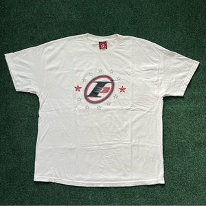 Vintage Y2K Reebok Allen Iverson I3 Basketball NBA White T Shirt Size XL 25X30
